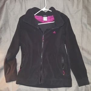 Women's adidas fleece zip-up